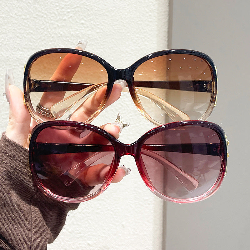 Damen Oversized Sonnenbrille mit modischem Gradient-Design Karnz