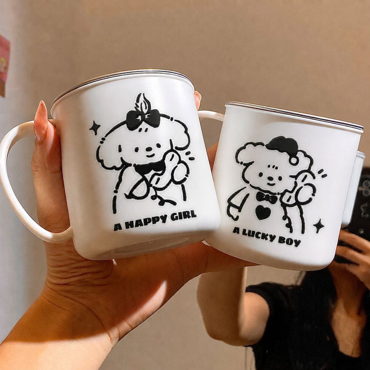 Keramiktasse mit Charmantem Cartoon-Design Karnz