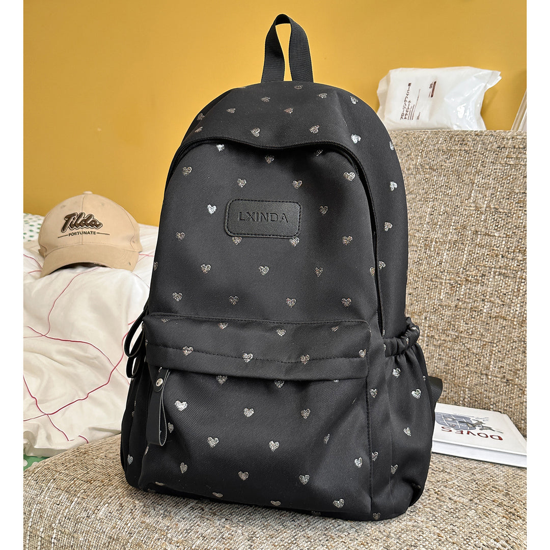 Fun Herz-Print Rucksack Karnz