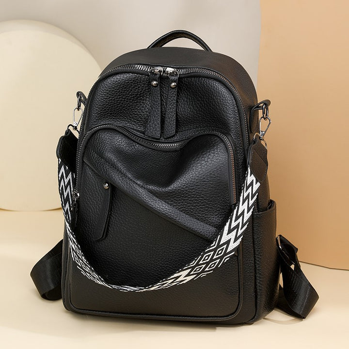 Stylischer Leder-Rucksack Karnz