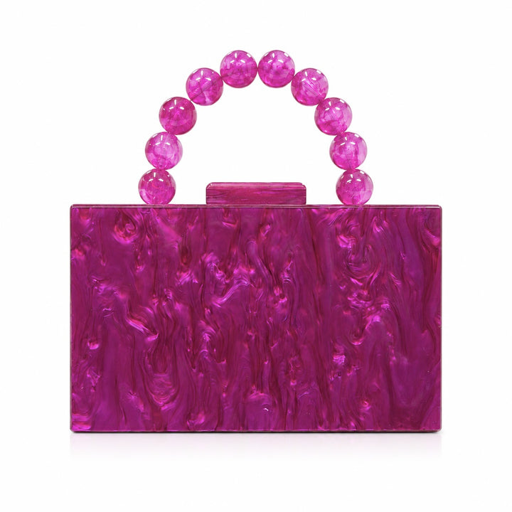 Elegante akribisch strukturierte Handtasche