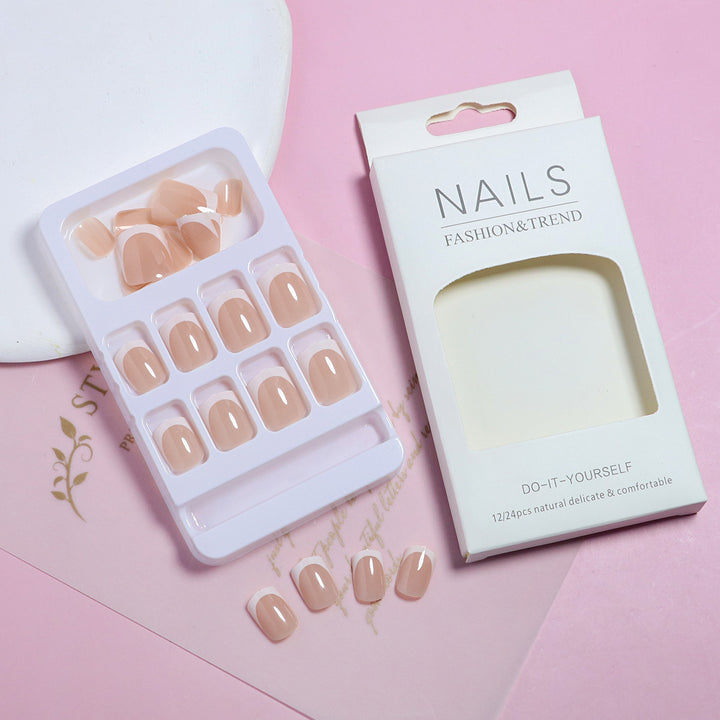 Elegantes französisches Tipp-Press-On-Nagelset Karnz 1787225130