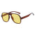 Damen modische quadratische Sonnenbrille mit robustem, UV-Schutz Karnz