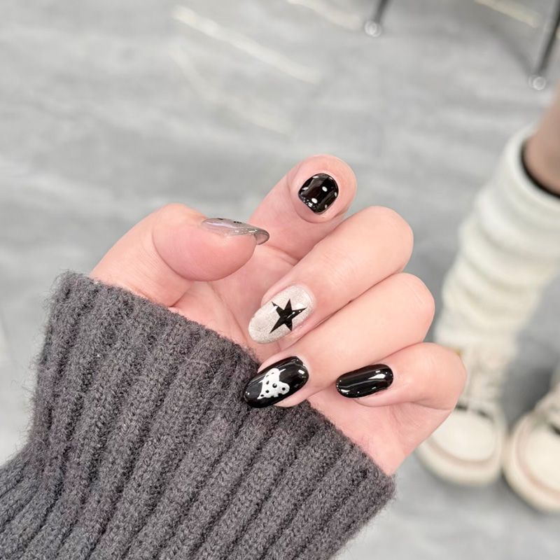 Künstlerisches Ombre Glitter Nagelkunst Set Karnz