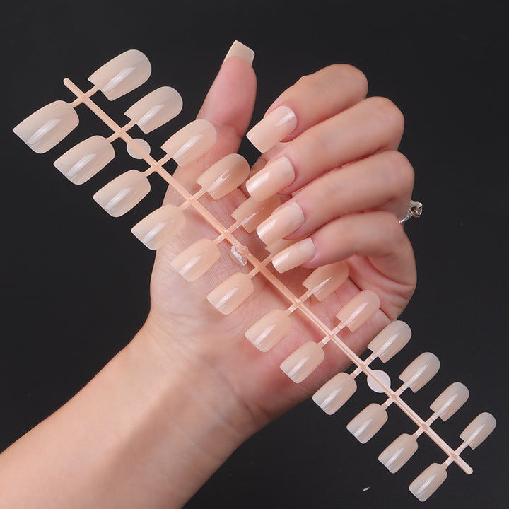 Natürliche glänzende Press-On-Nagelspitzen Karnz
