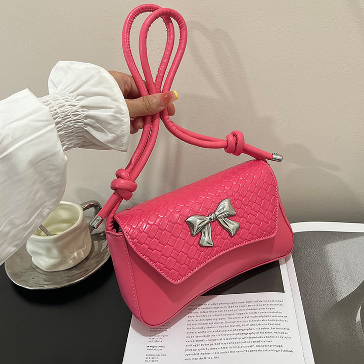 Chic Bow-Detail Handheld Clutch Bag Karnz