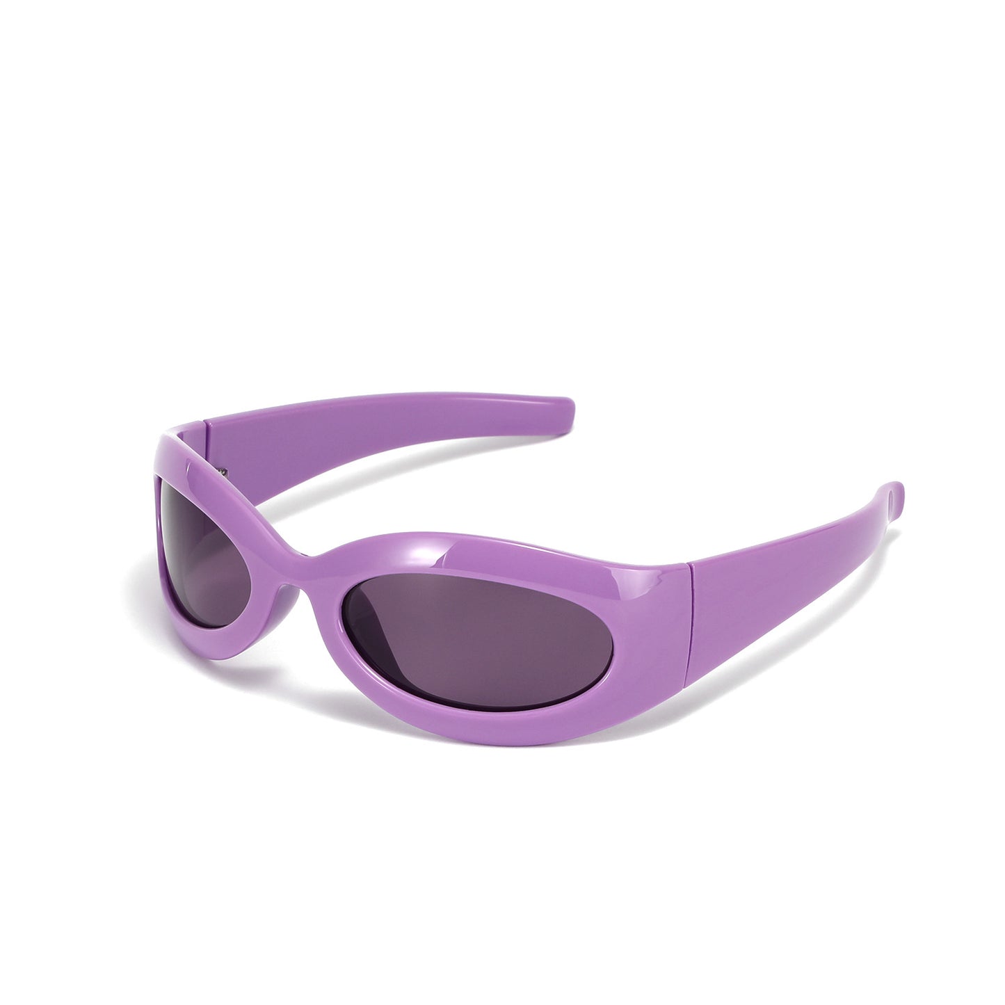 Damen modische retro Sonnenbrille im trendigen ovalen Design Karnz
