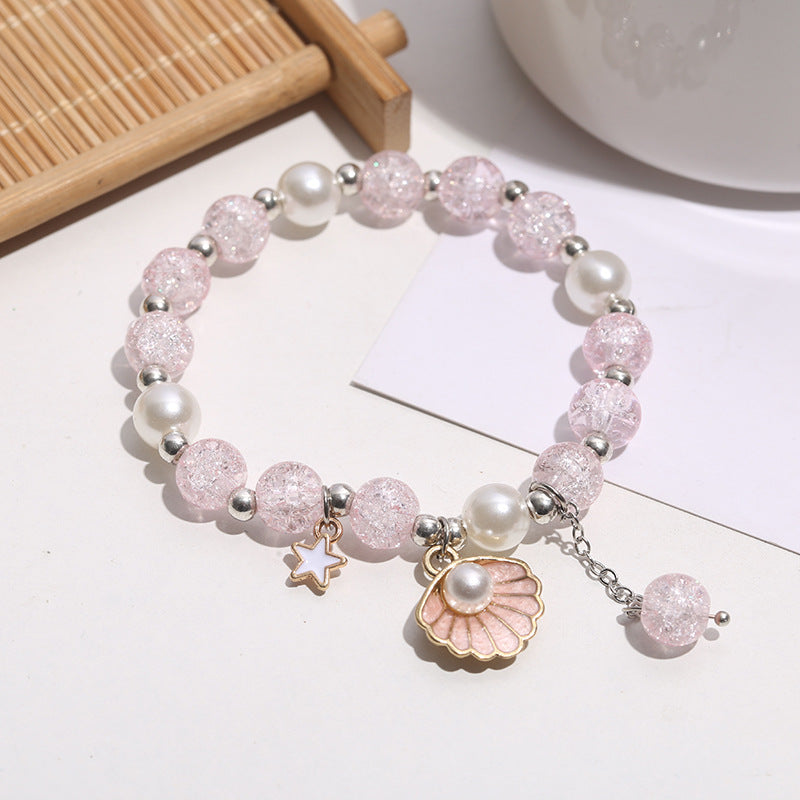 Elegante Muschel Charm Armband Karnz