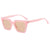 Damen geometrische Sonnenbrille im luxuriösen Acetat-Rahmen Karnz