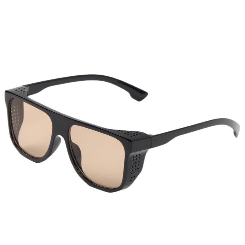Damen modische Oversized-Sonnenbrille mit einzigartigem Akzent Karnz