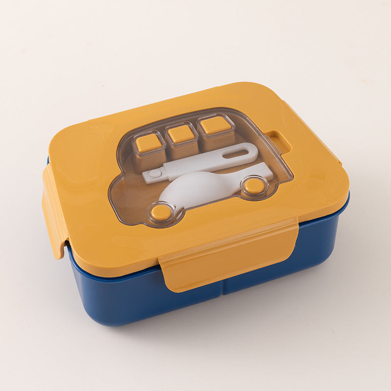 Multifunktionale Bento-Lunchbox mit Fächern und Besteck