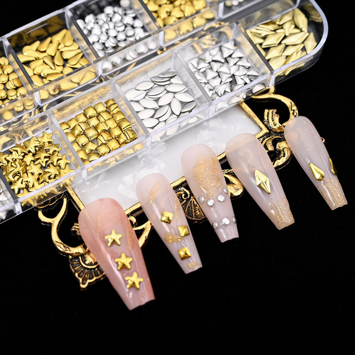 Künstlerisches Nagelkunst Edelstein-Set