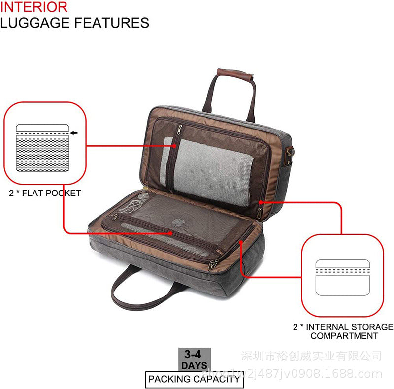 Vielseitige Wochenend-Reise-Duffel-Tasche Karnz