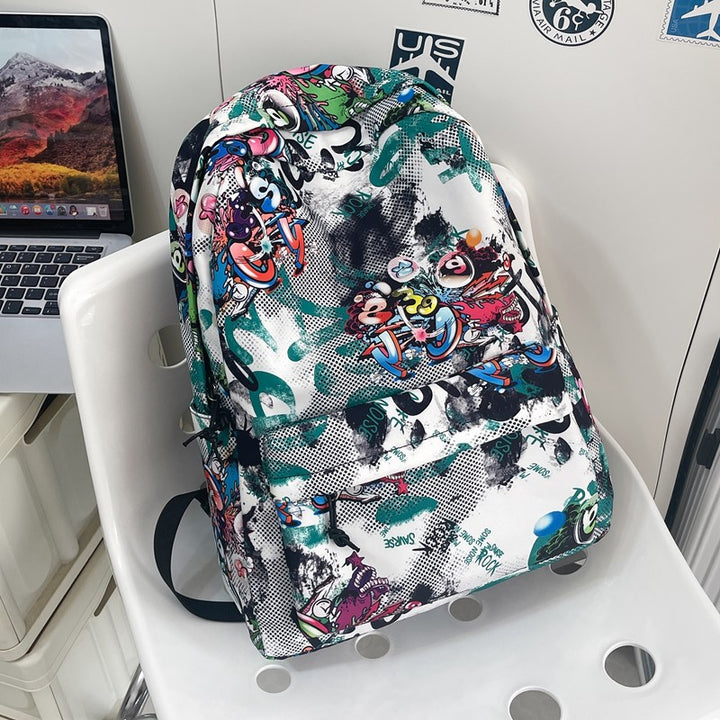 Künstlerischer Grafikdruck Rucksack