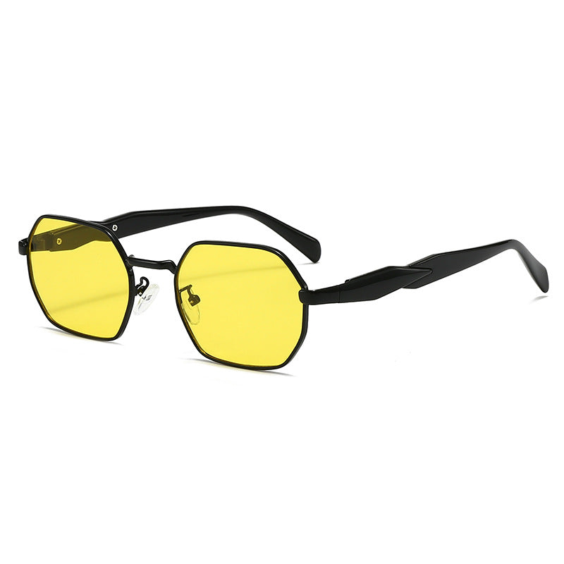 Stylische achteckige Sonnenbrille