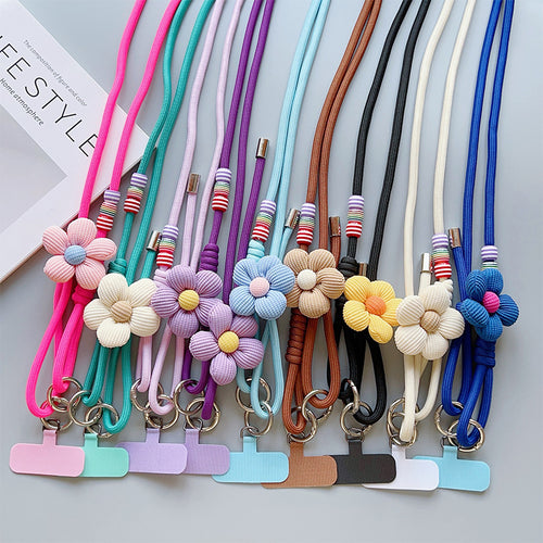Dekorativer Blumenanhänger Handy-Lanyard Karnz