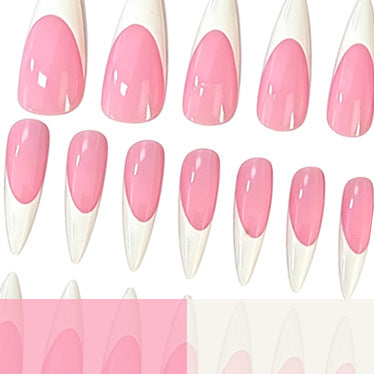 Elegantes französisches Spitzen-Nageldesign Karnz