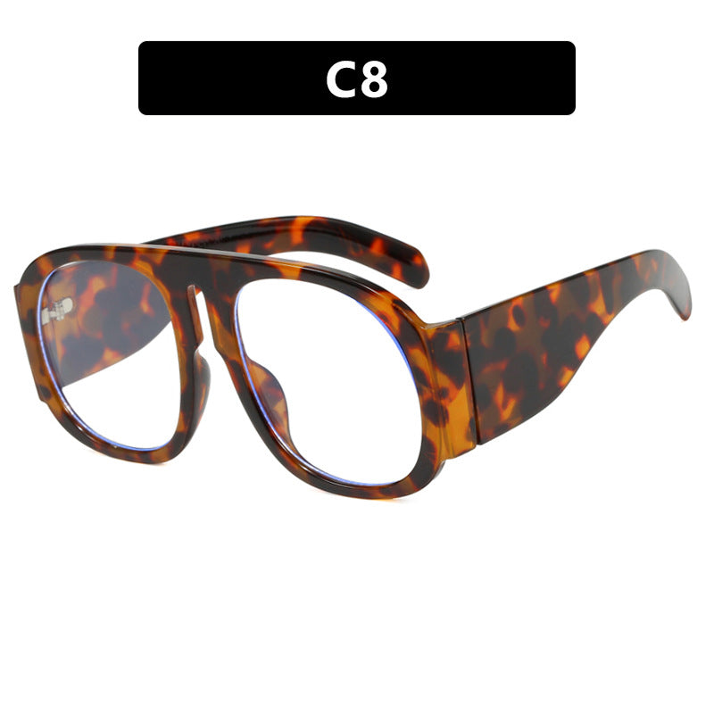 Damen oversized Sonnenbrille mit breitem Rahmen und hoher UV-Schutz Karnz