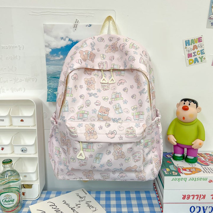Niedlicher Cartoon Tierdruck Rucksack