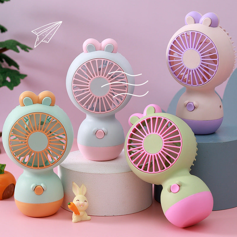 Damen lustiger Tischventilator mit kreativen Charakterdesigns Karnz