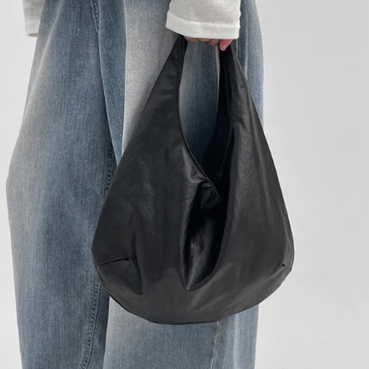 Oversized Lässige Leder Schultertasche