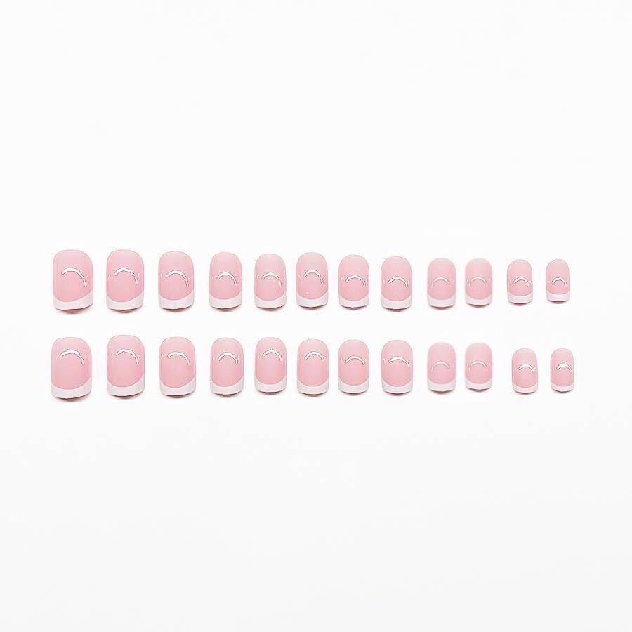 Elegantes French Tip Press-On Nail Set Karnz