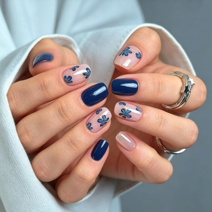 Floral Press-On Nagel Set Karnz 1787395178