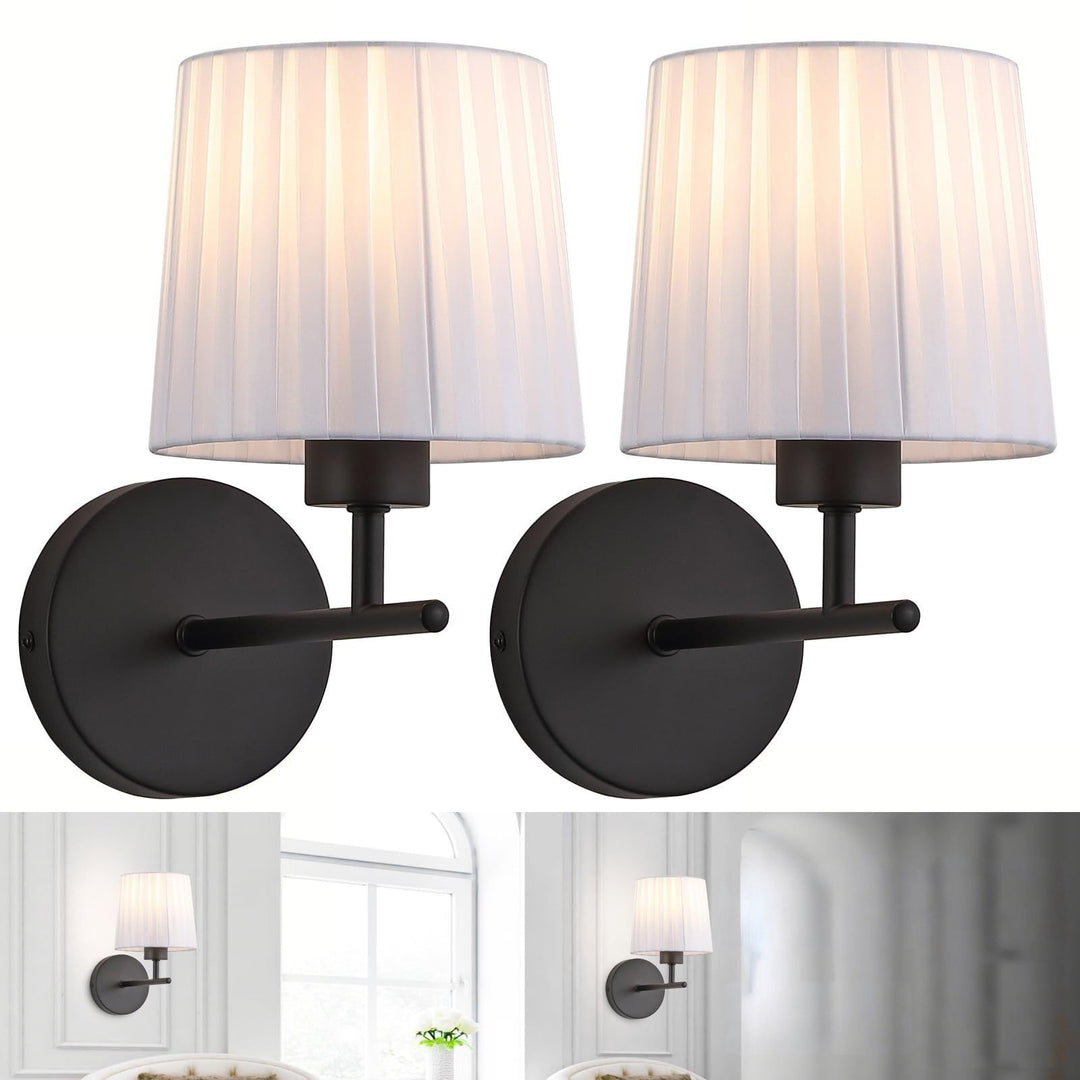 Elegante gefaltete Shade Wandleuchte
