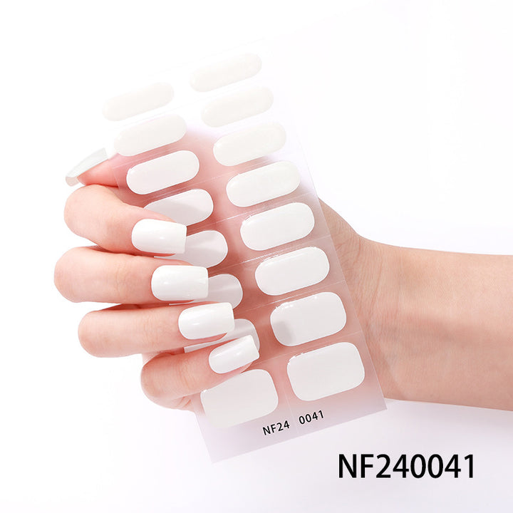 Glänzende Finish Gel-Nagel-Wickel