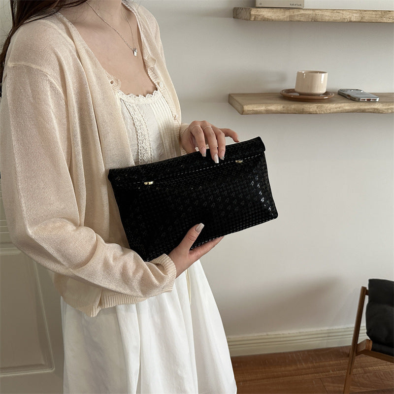Elegante Strukturierte Clutch Tasche