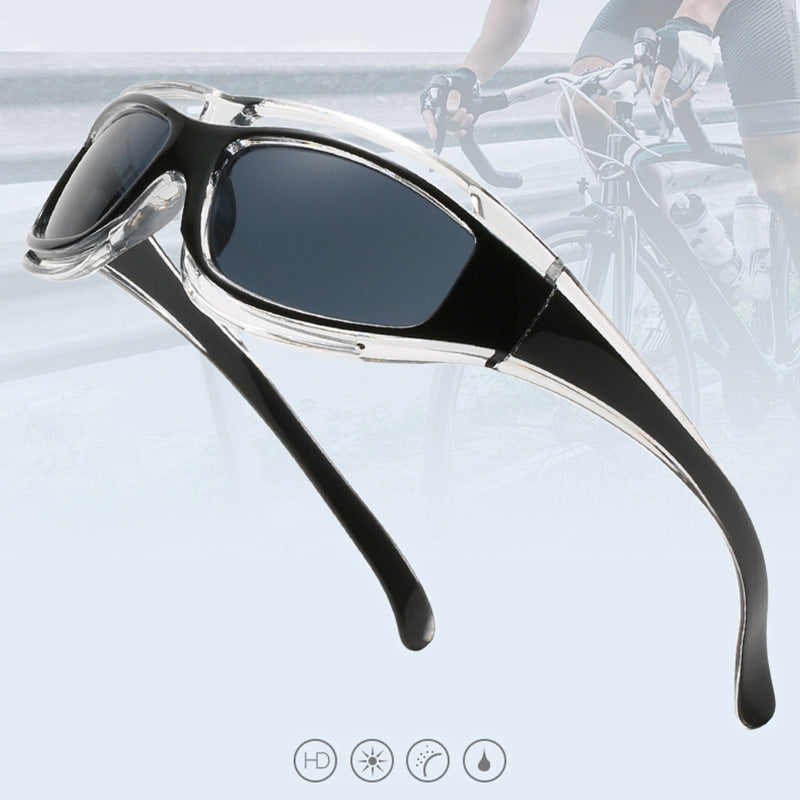 Damen Sportliche Sonnenbrille mit aerodynamischem Design und polarisierenden Gläsern Karnz