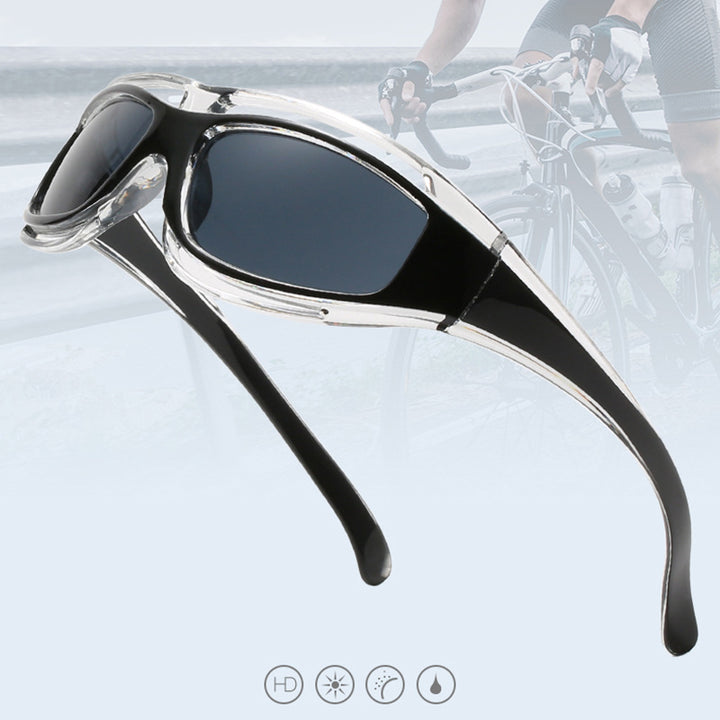Damen Sportliche Sonnenbrille mit aerodynamischem Design und polarisierenden Gläsern Karnz