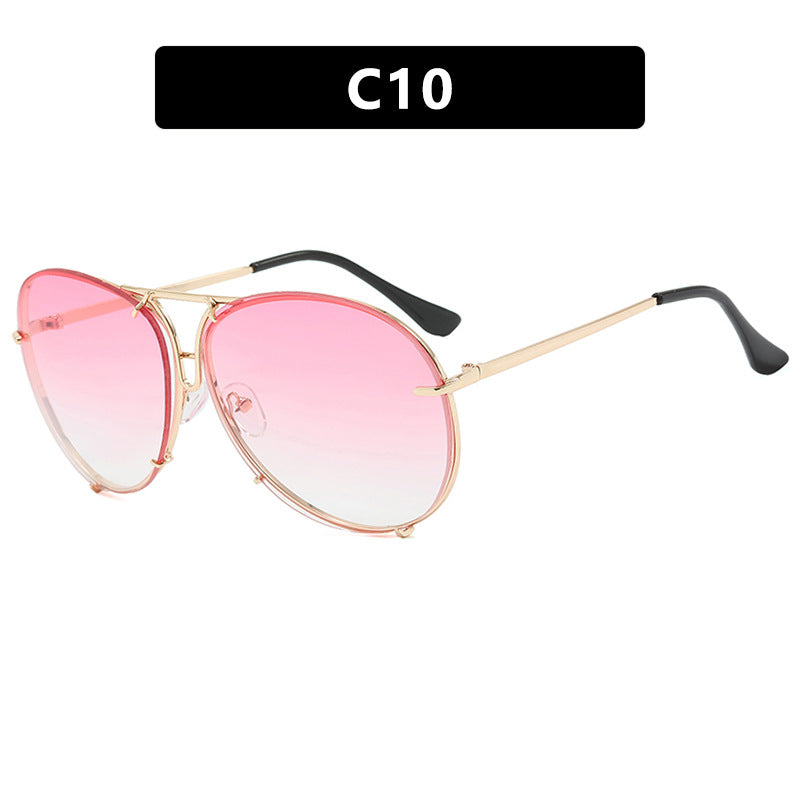 Damen Flug-Sonnenbrille mit stylischem Metallrahmen und UV-Schutz Karnz
