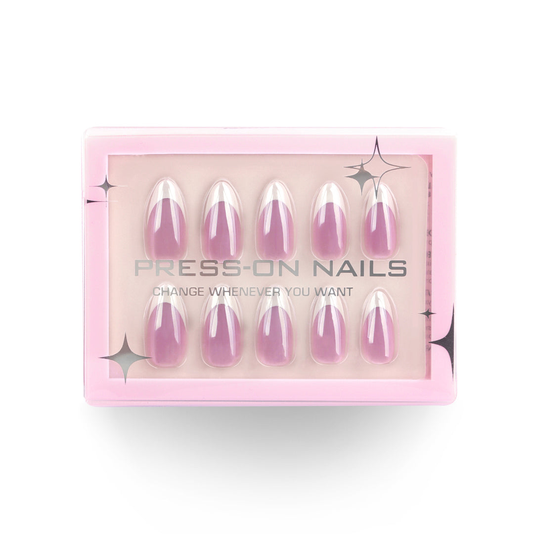 Künstliche Drucknägel mit modernem Ombre-Effekt Karnz