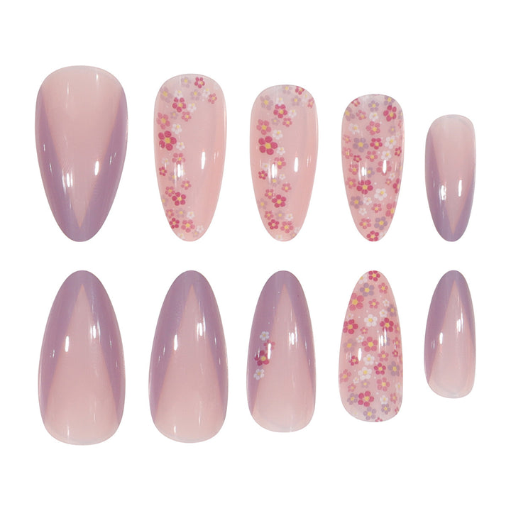 Blumendesign Stiletto Press-On Nägel Karnz 1789086021