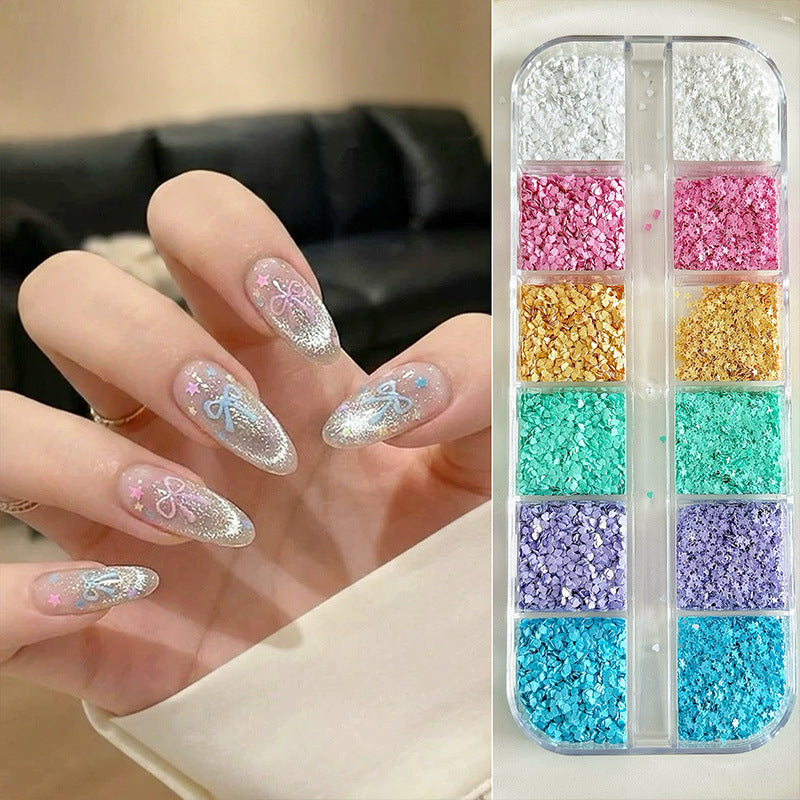 Premium Nail Art Glitter Set