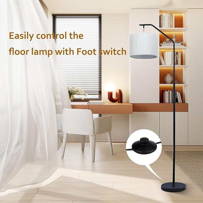 Elegante verstellbare Stehlampe