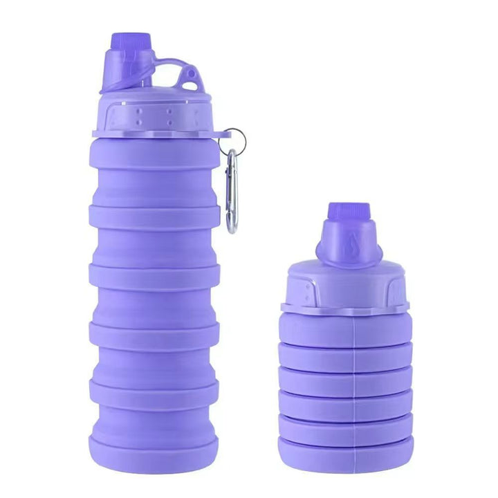 Damen zusammenfaltbare Silikon-Trinkflasche Karnz