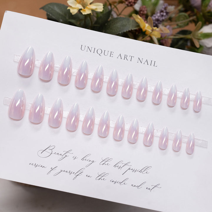 Elegante Ombre Stiletto Drucknägel