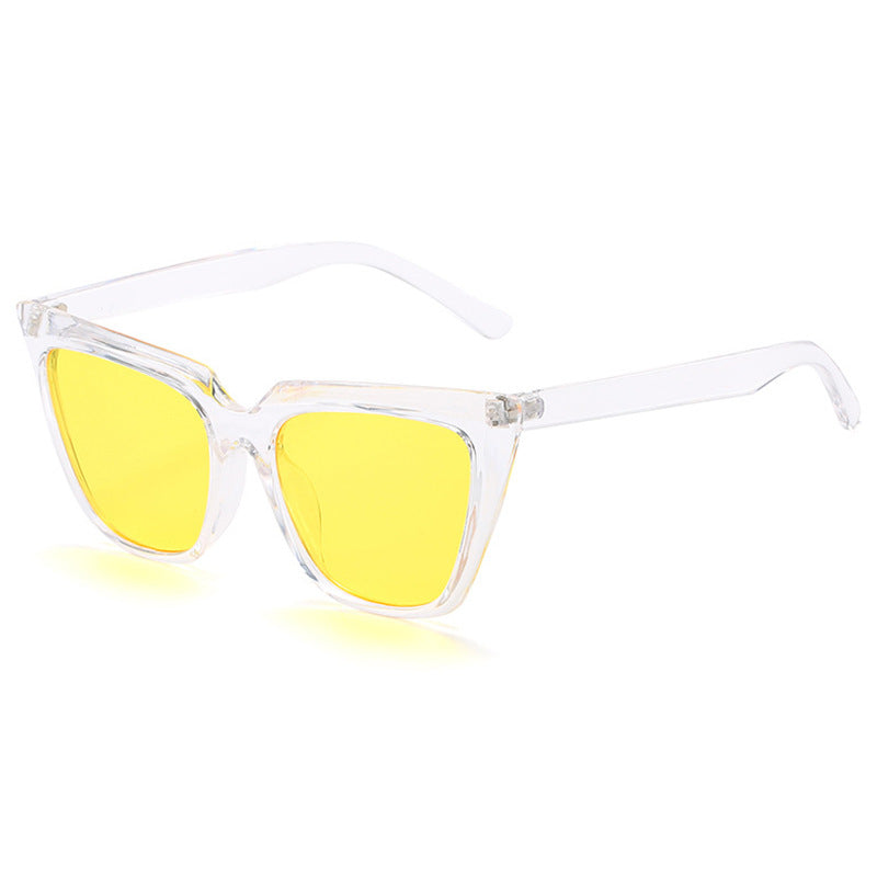 Damen Geometrische Oversized-Sonnenbrille Karnz