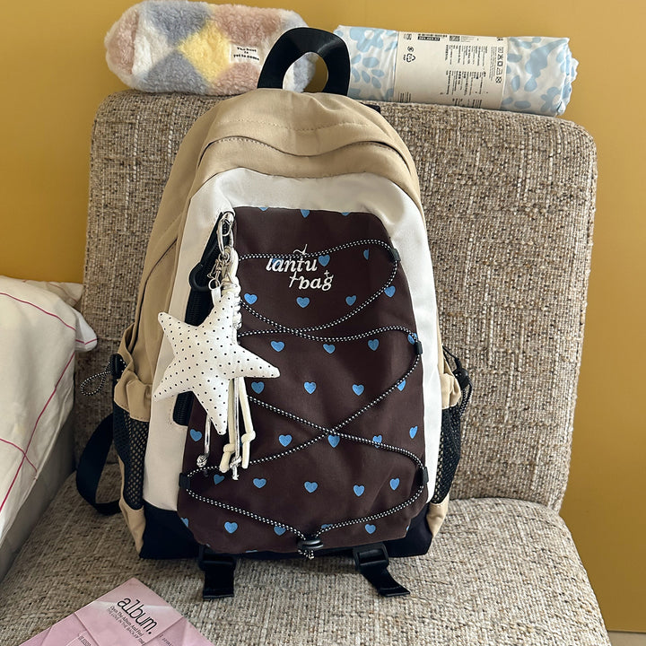 Niedlicher mit Sternen verzierter Casual Rucksack Karnz