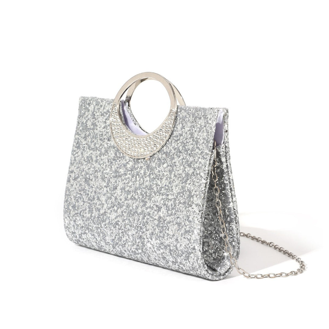 Glitzernde Abendhandtasche