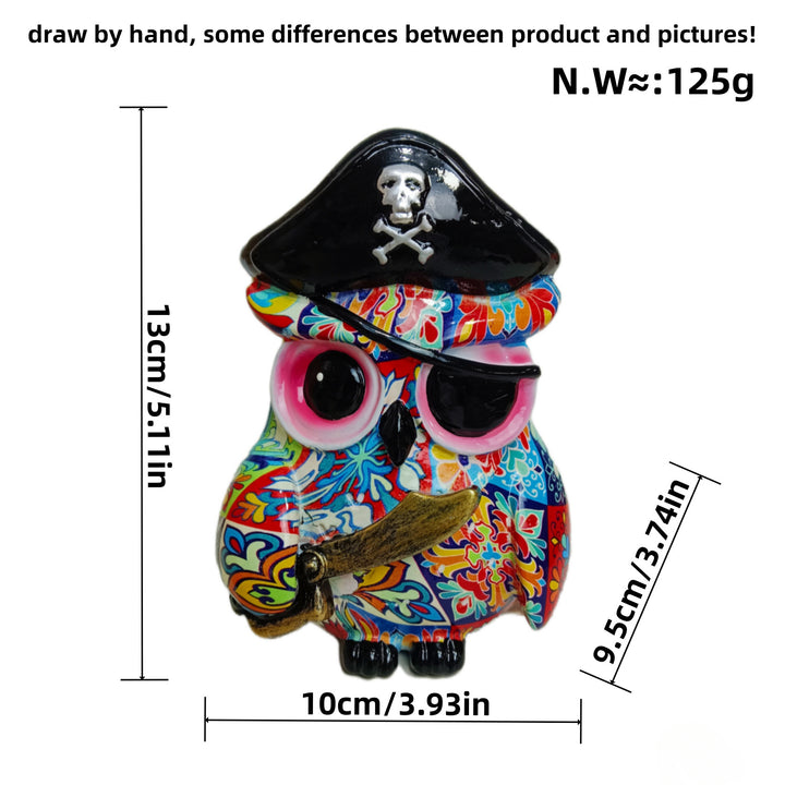 Kunstvolle Eulenfigur im maritimen Design Karnz