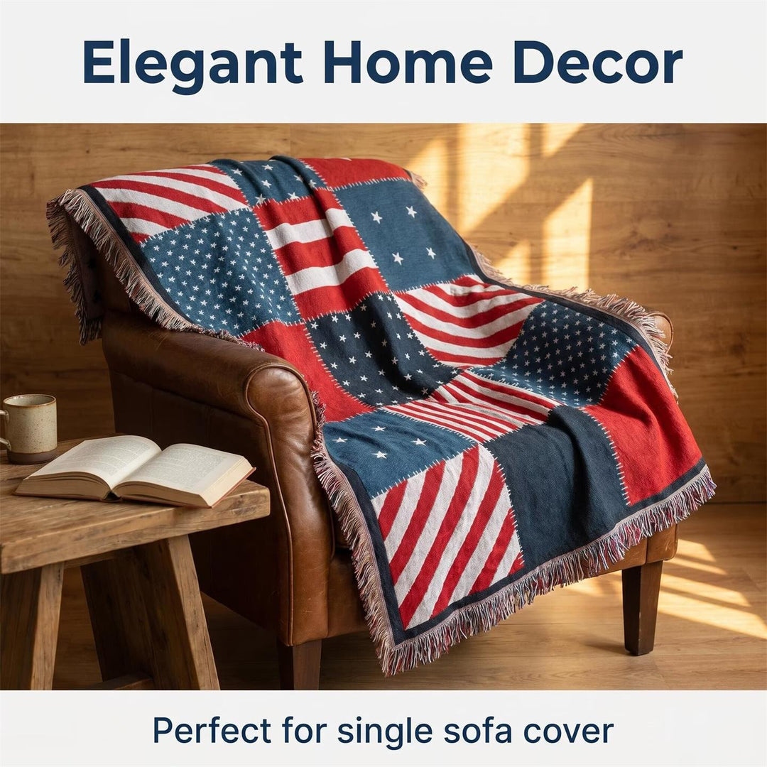 Vintage Patchwork Decke
