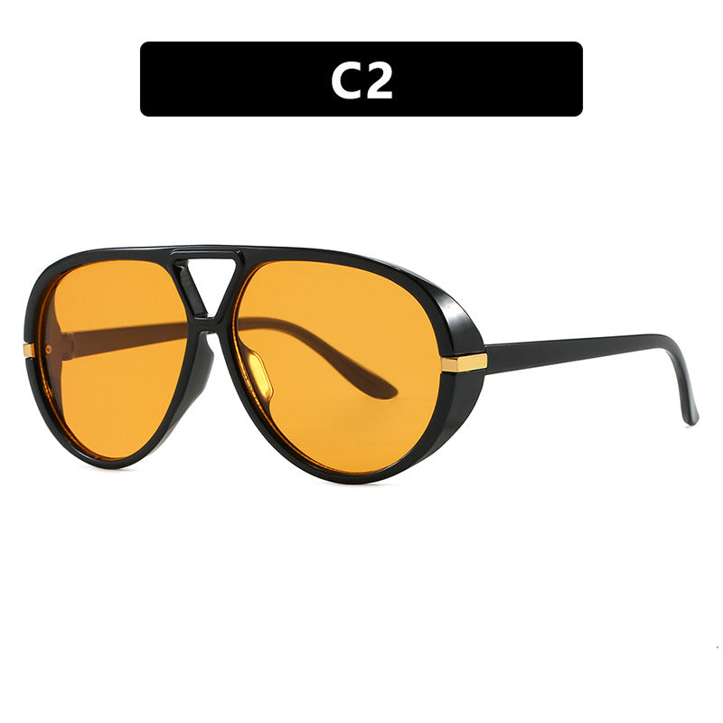 Damen modische große Sonnenbrille mit elegantem Rahmen und schützenden Gläsern Karnz