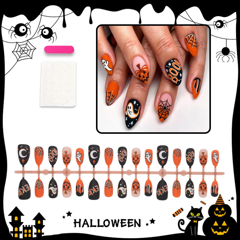 Halloween Kunstnagelset mit Halloween-Motiven und kreativen Designs Karnz