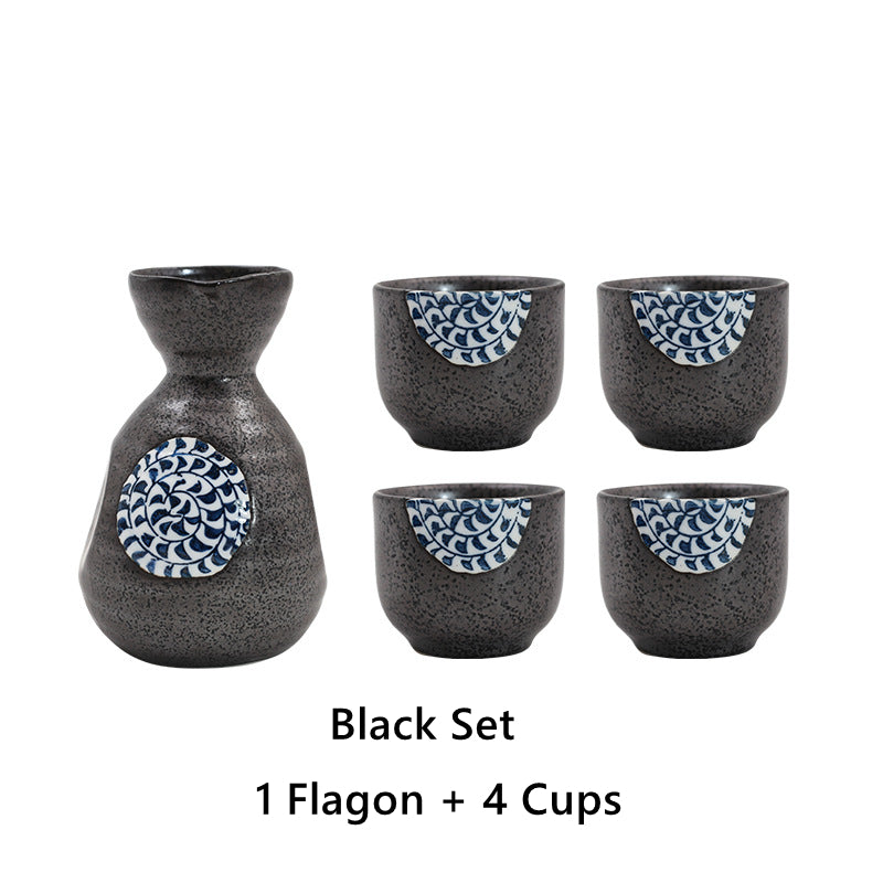 Japanische Sakura Handgefertigte Keramische Sake-Sets | Karnz