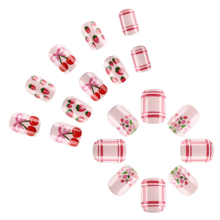 Künstlerisches Kirschblüten-Nagelkunst-Set Karnz