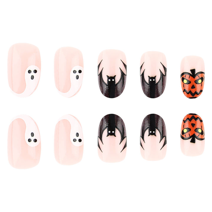 Künstlerische Halloween-Themen Press-On Nagelkunst Karnz 1787543212