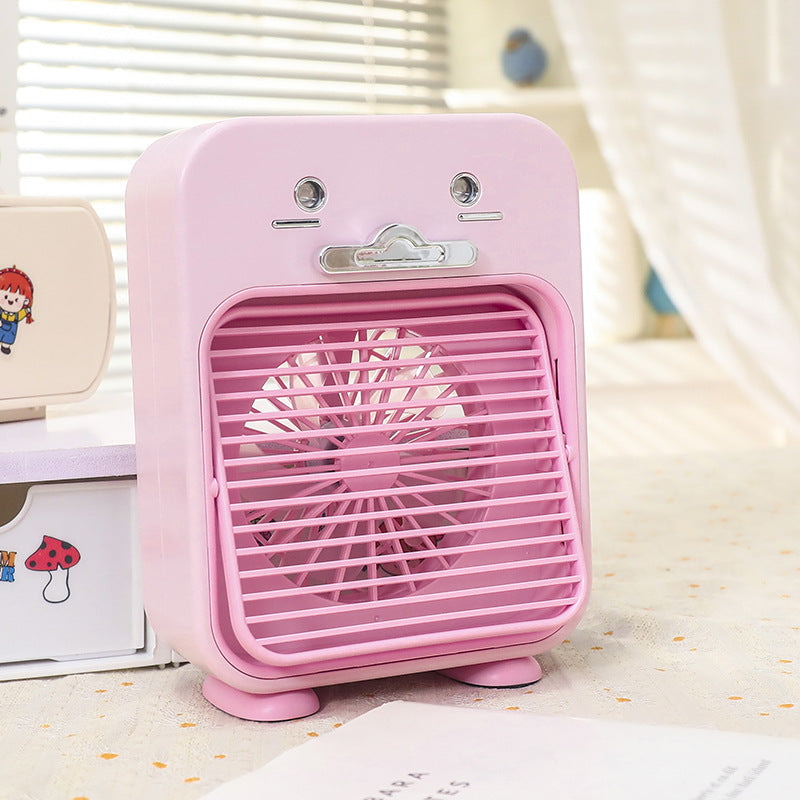 Damen Tragbarer USB Tischventilator mit verspieltem Design Karnz